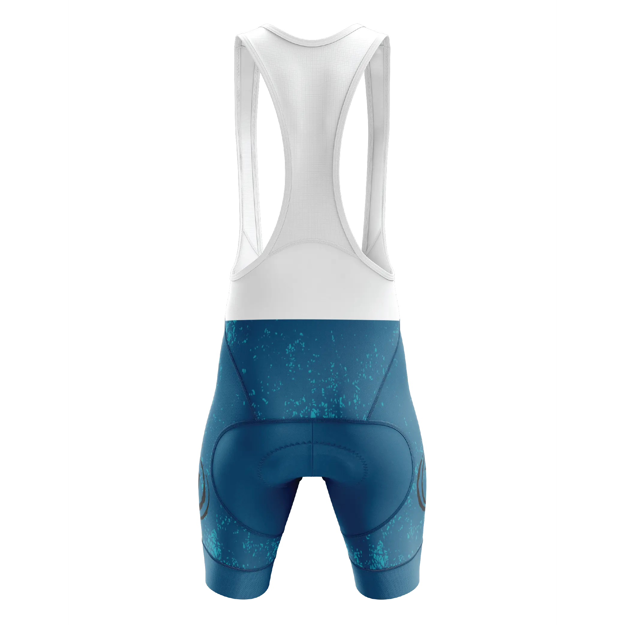 Men's Blue Grunge V4 Bib Shorts