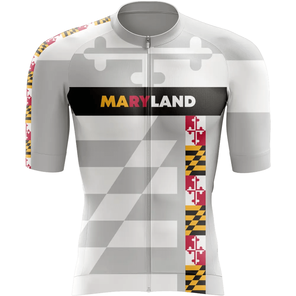 Men s Maryland Short Sleeve Cycling Jersey Pedal Clothing
