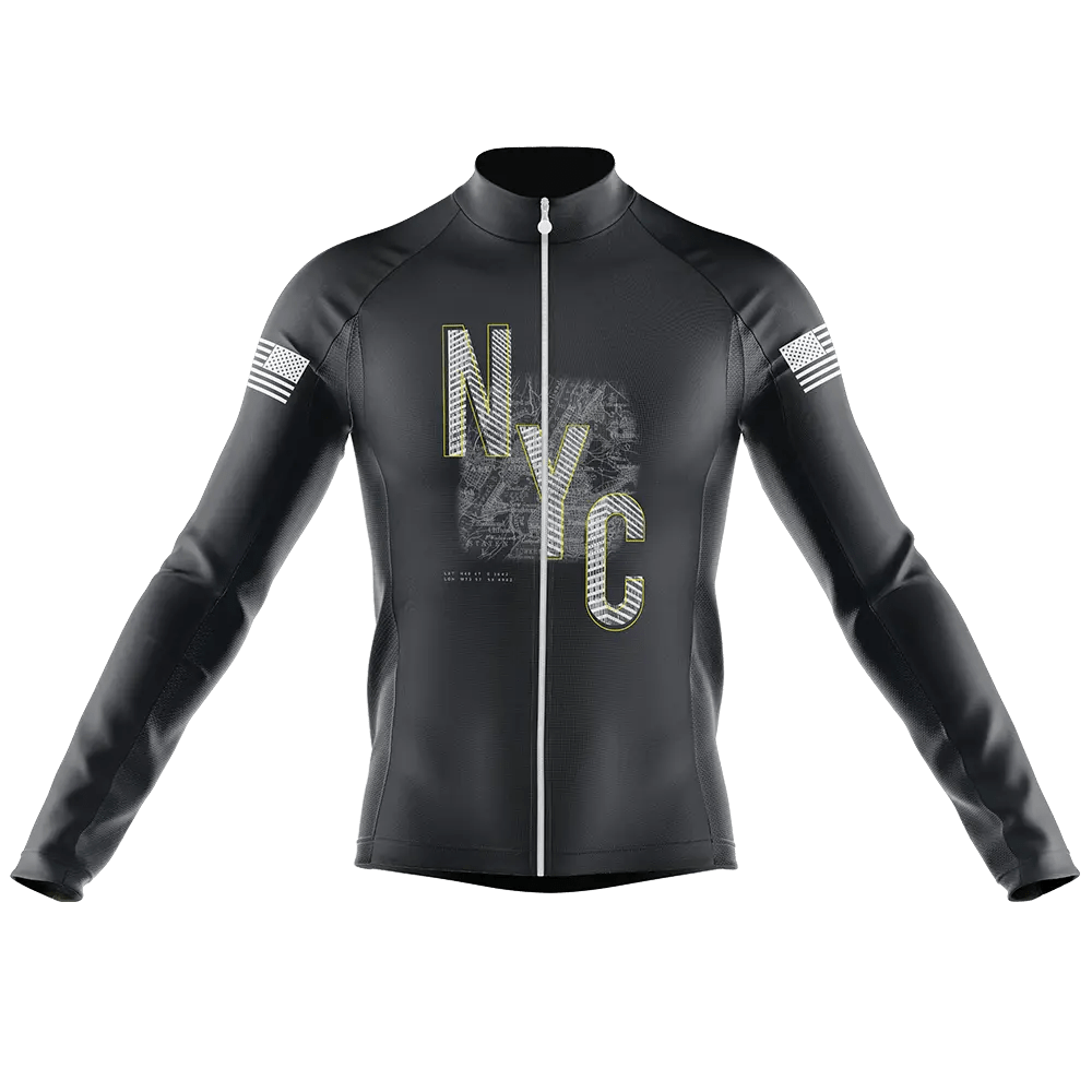 New York V1 Long Sleeve Cycling Jersey