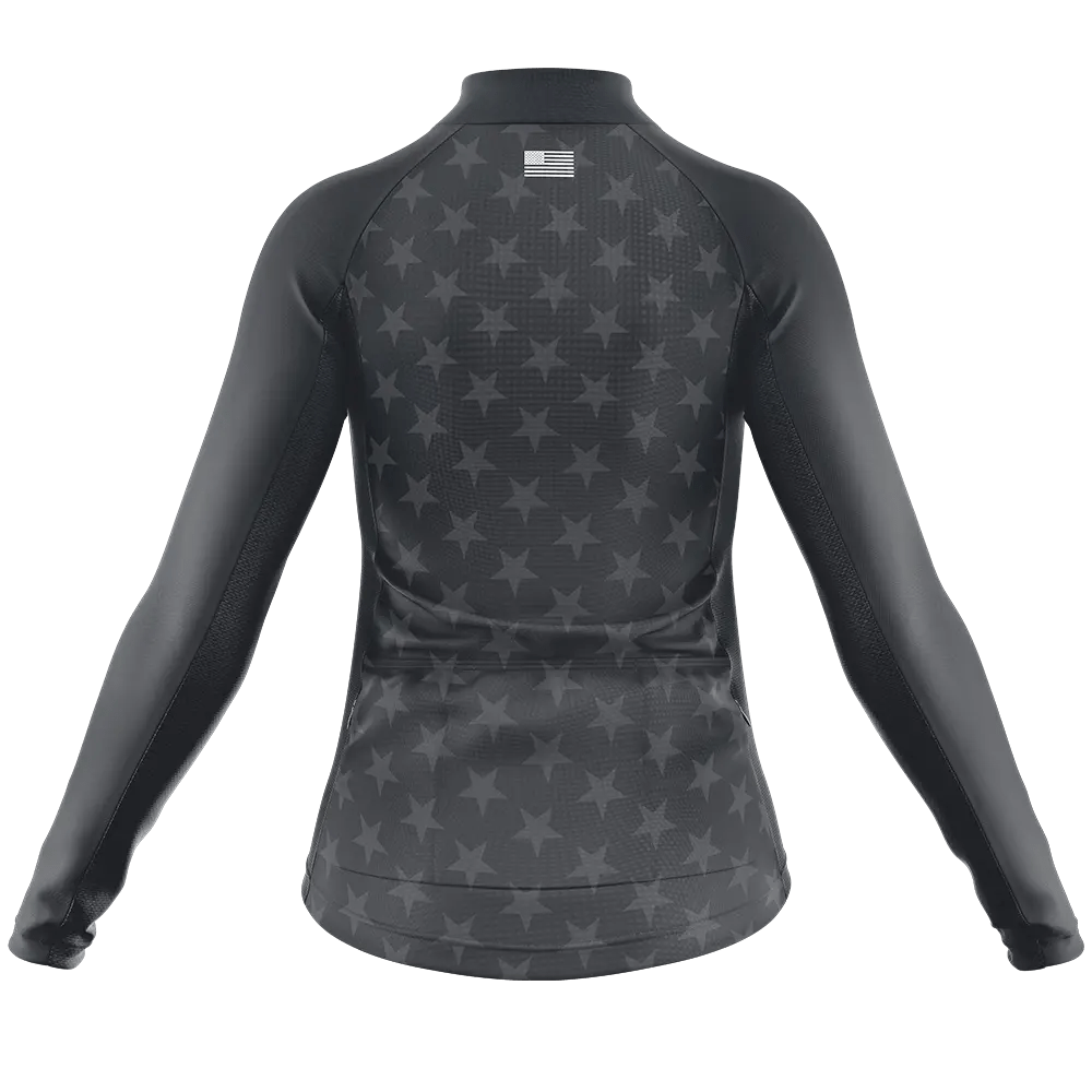 USA V1 Long Sleeve Cycling Jersey