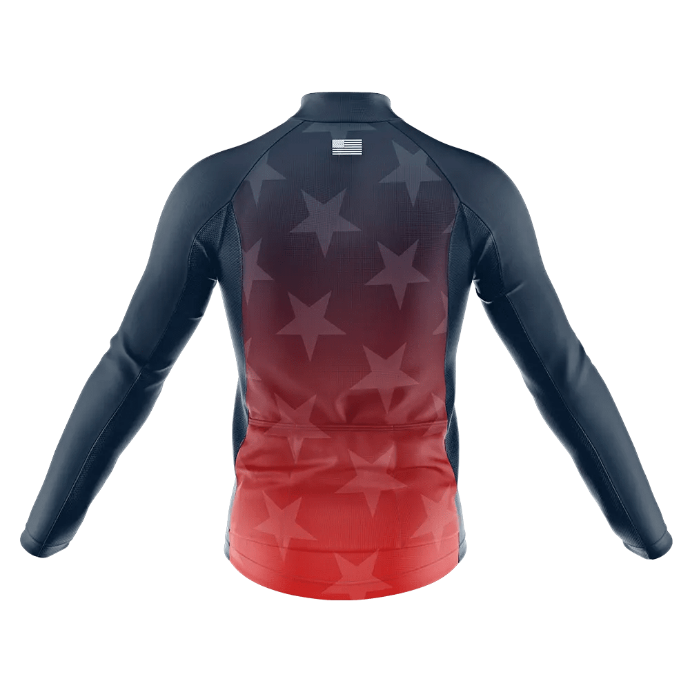 USA V3 Long Sleeve Cycling Jersey