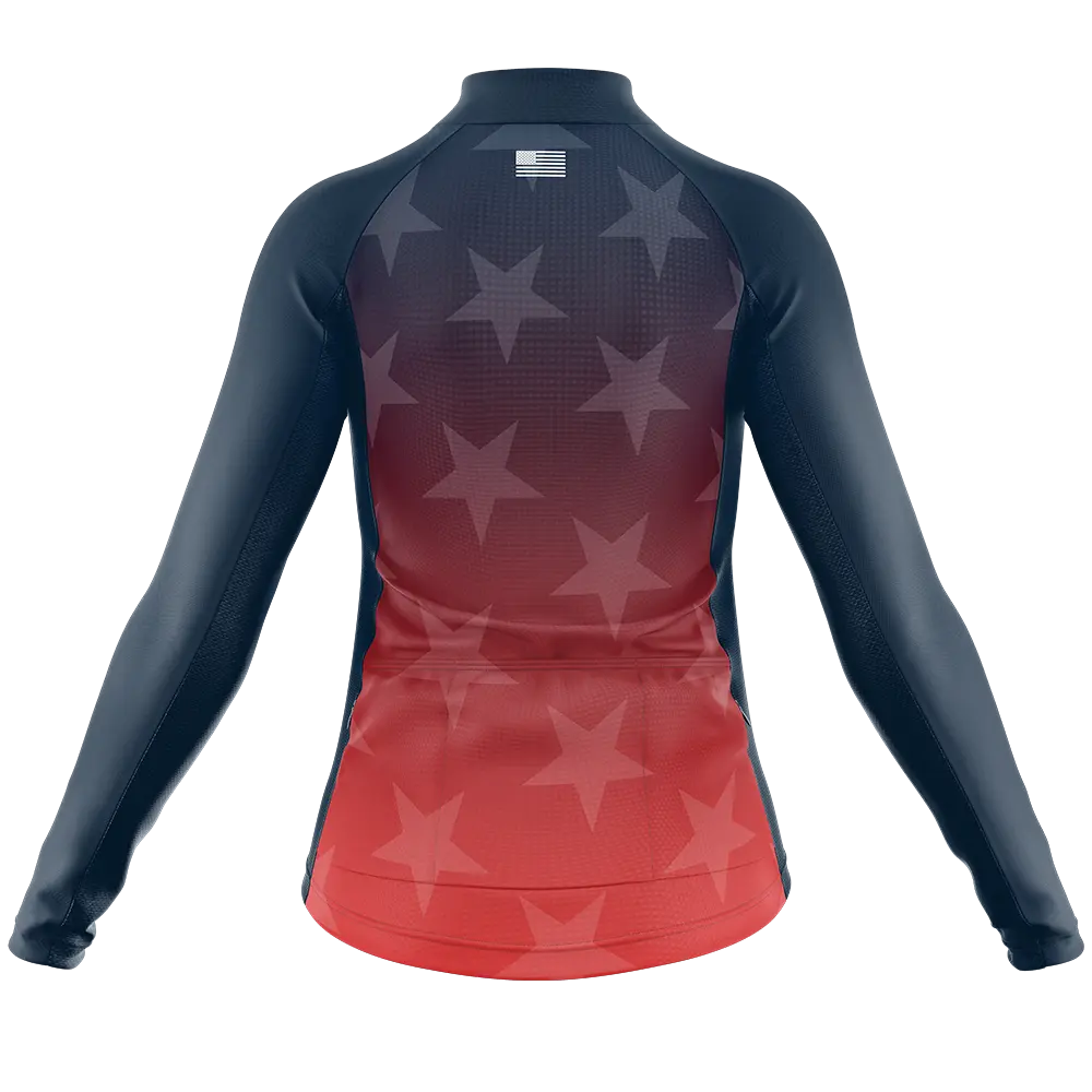 USA V3 Long Sleeve Cycling Jersey