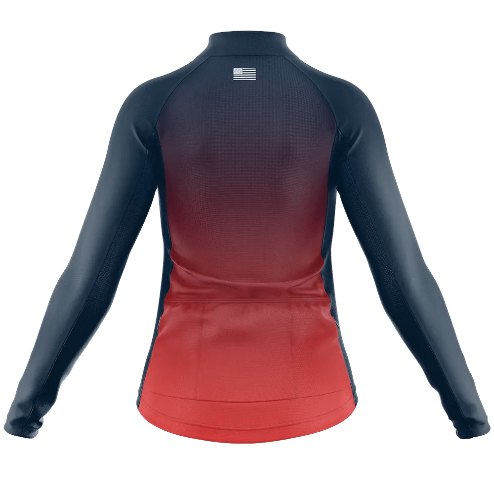 USA V4 Long Sleeve Cycling Jersey