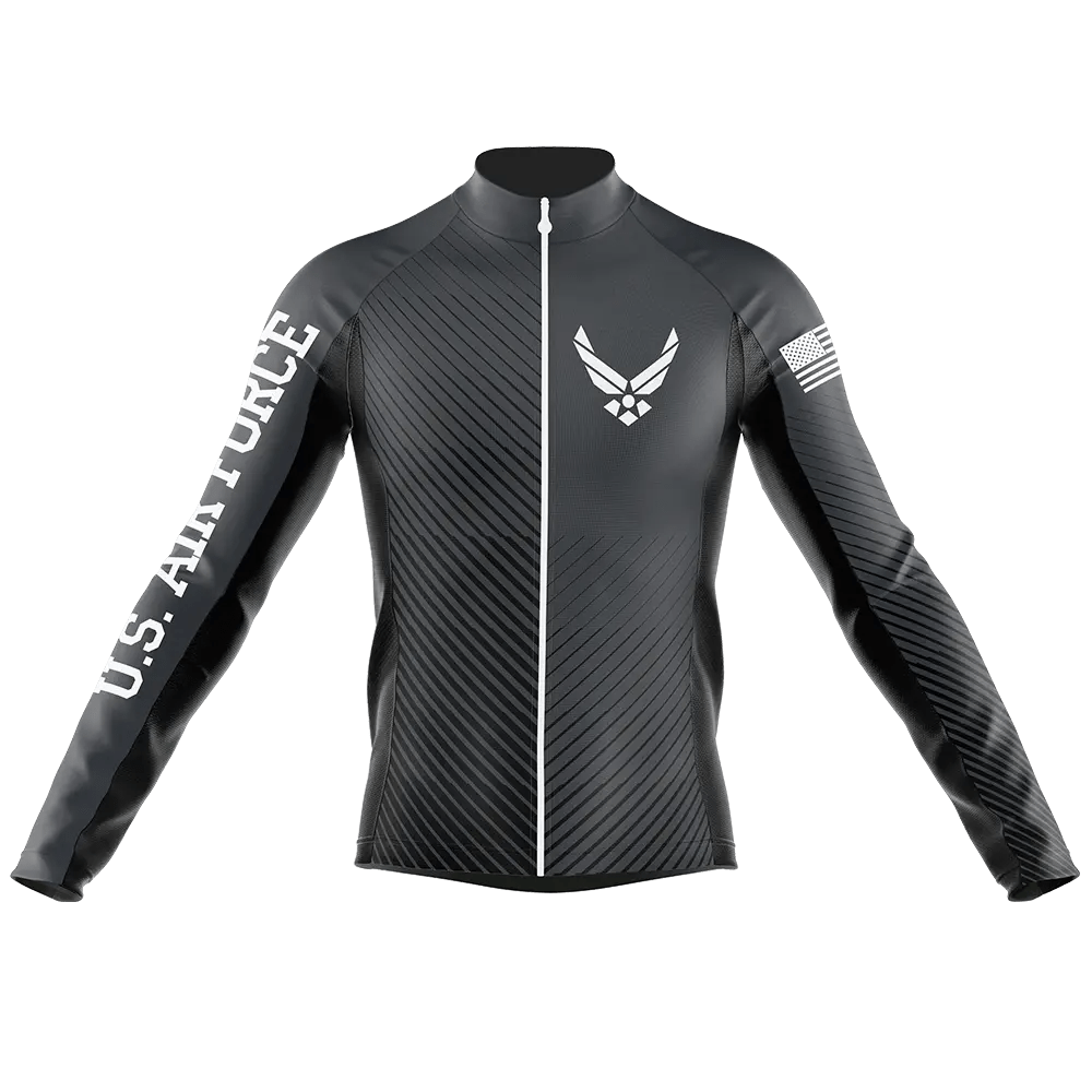 Air Force Long Sleeve Cycling Jersey