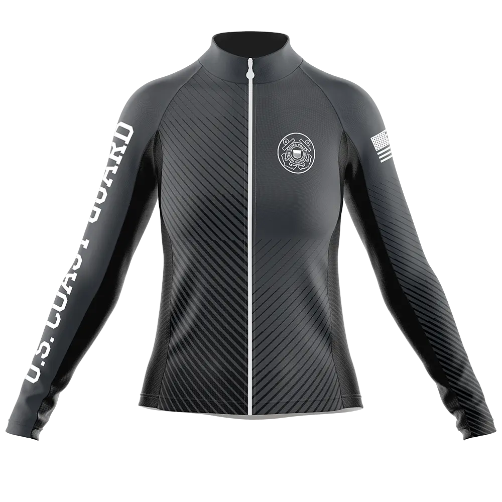 Coast Guard Long Sleeve Cycling Jersey