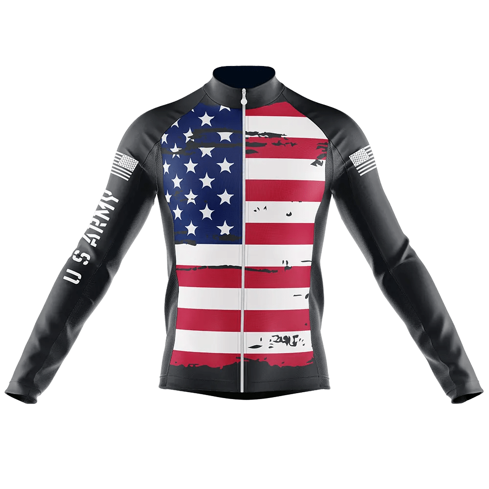 US Army V4 Long Sleeve Cycling Jersey