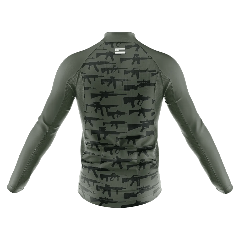 US Army V3 Long Sleeve Cycling Jersey