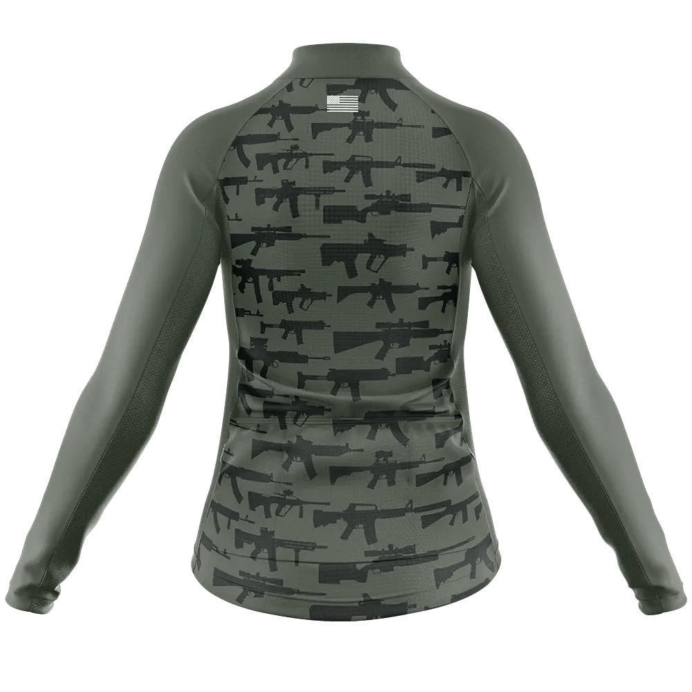 US Army V3 Long Sleeve Cycling Jersey