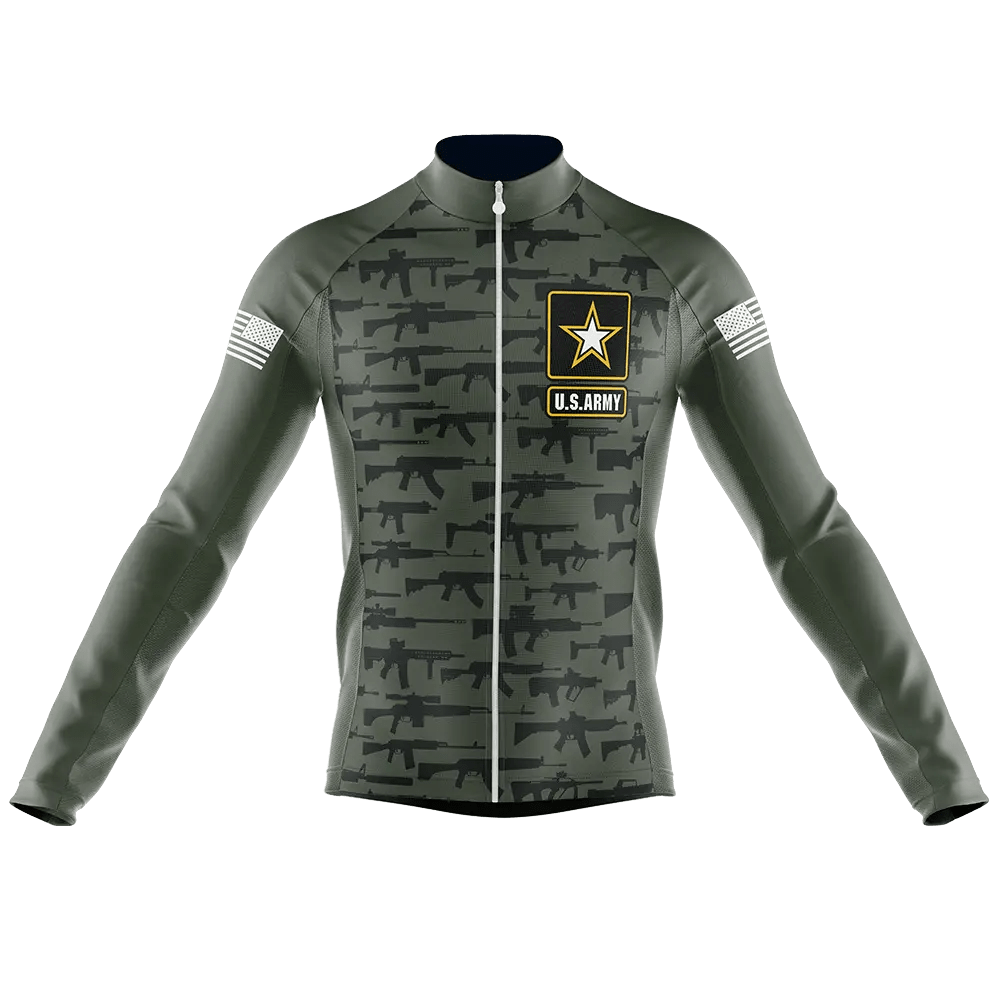 US Army V3 Long Sleeve Cycling Jersey