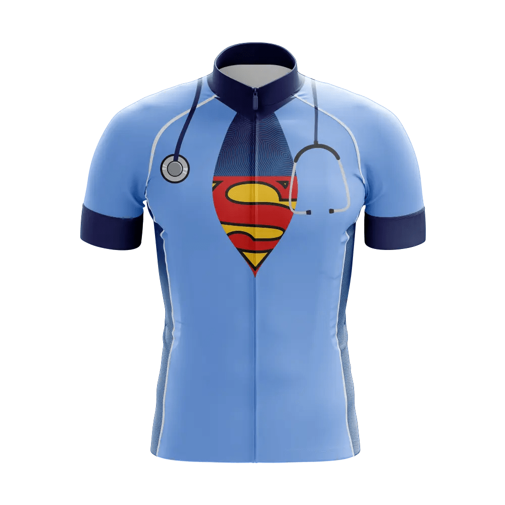 Super Nurse V1 Short Sleeve Cycling Jersey