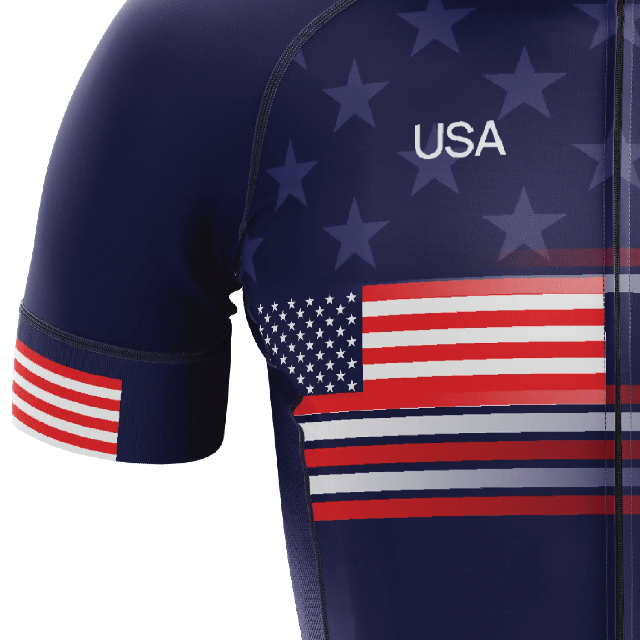 United States Short Sleeve Cycling Jersey