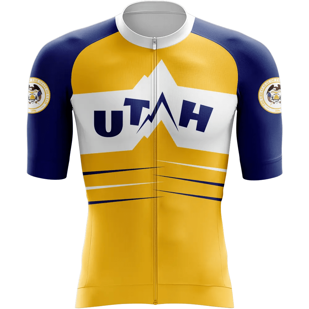 Men's Utah Short Sleeve Cycling Jersey