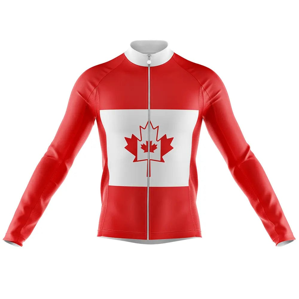 Canada V2 Long Sleeve Cycling Jersey