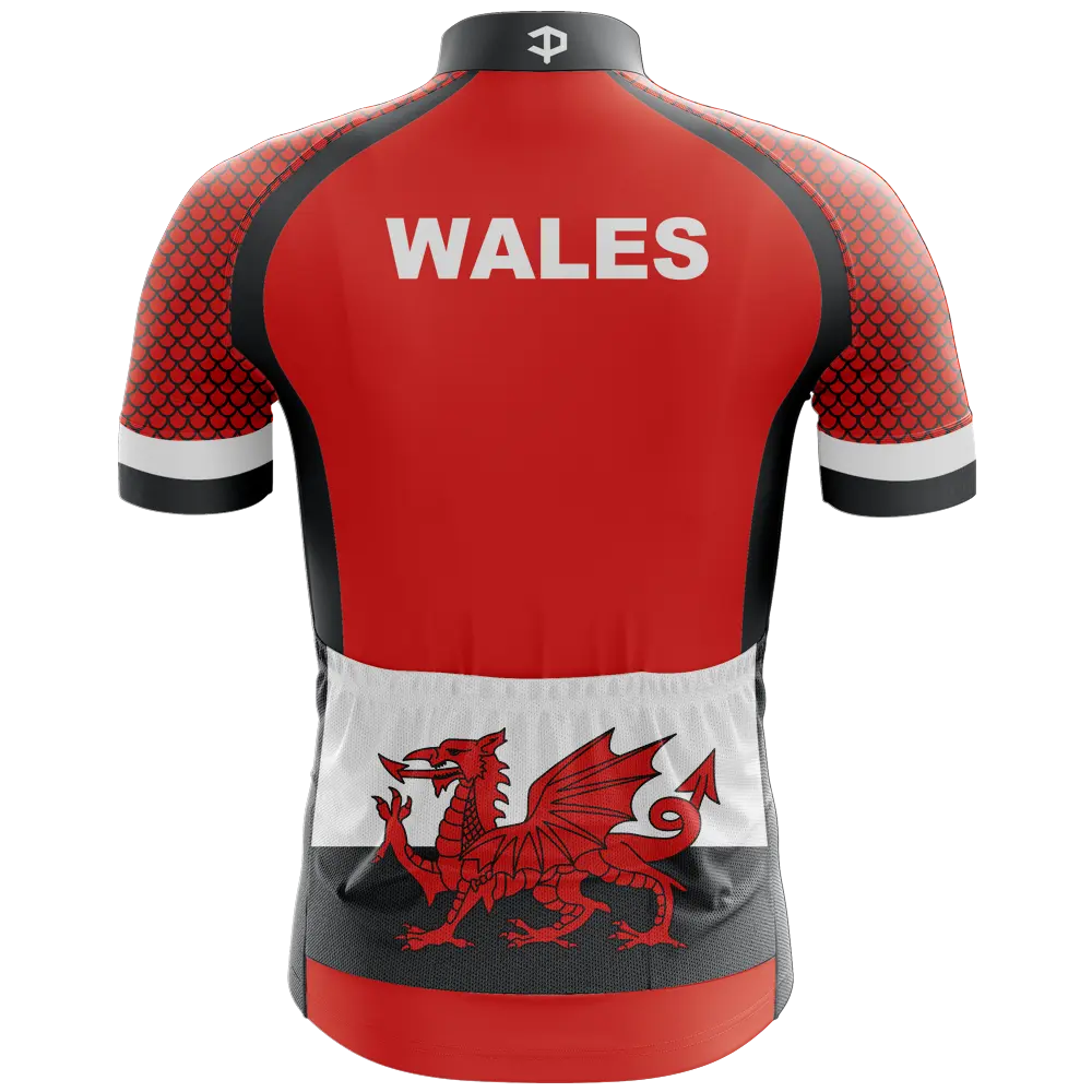 Wales Short Sleeve Cycling Jersey