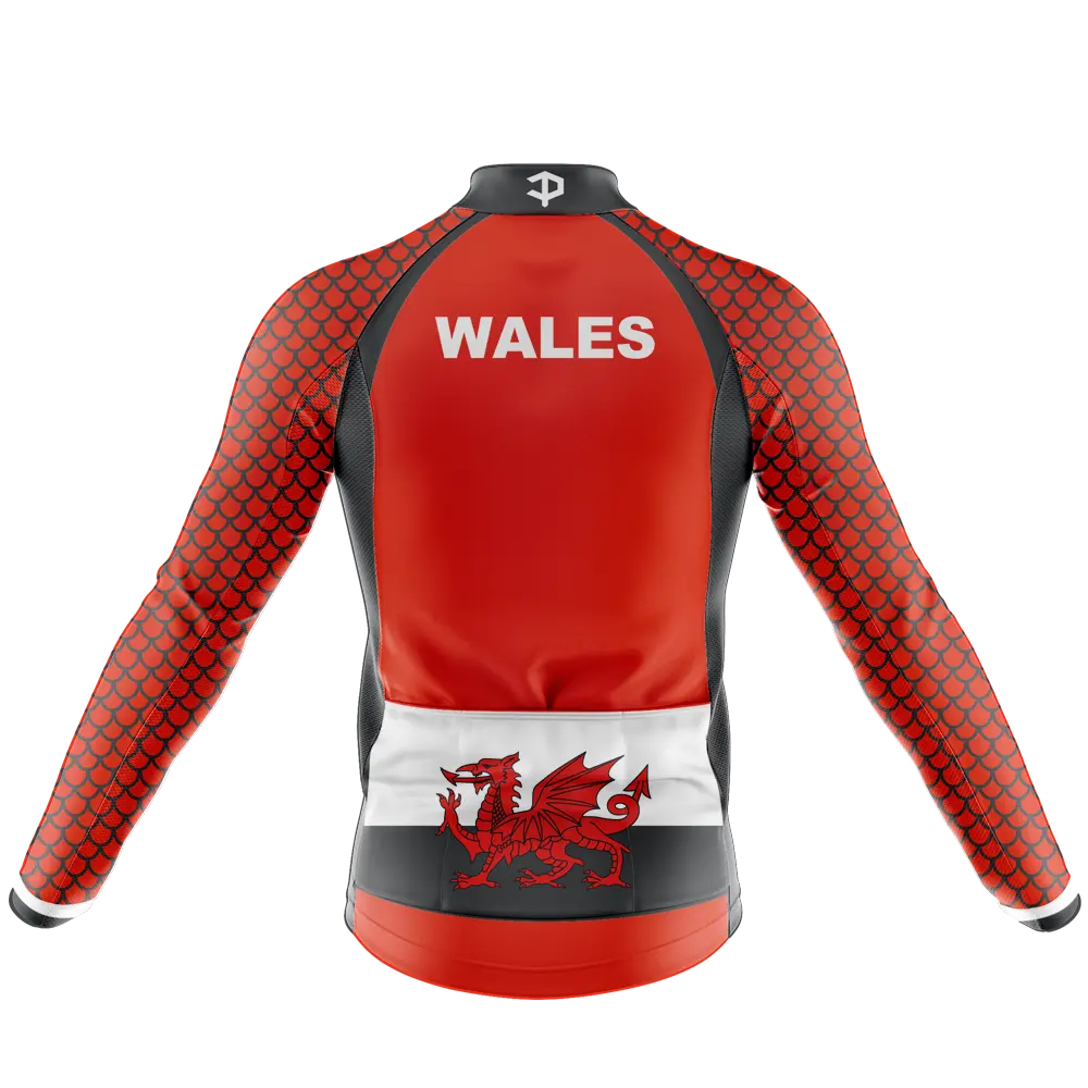 Wales Long Sleeve Cycling Jersey