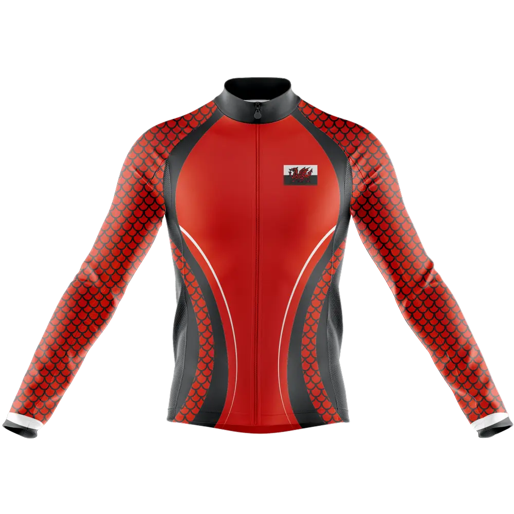 Wales Long Sleeve Cycling Jersey