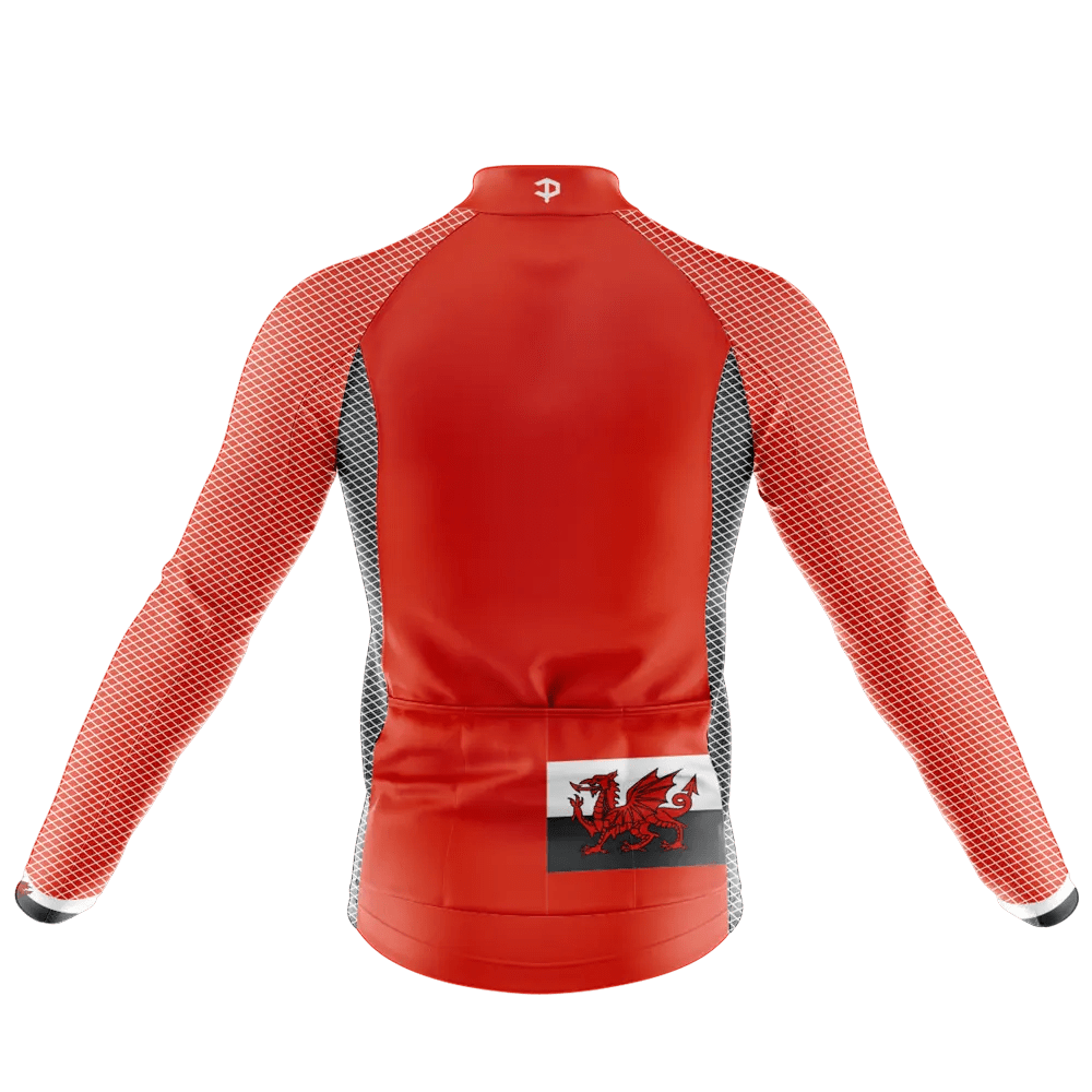 Wales V2 Long Sleeve Cycling Jersey
