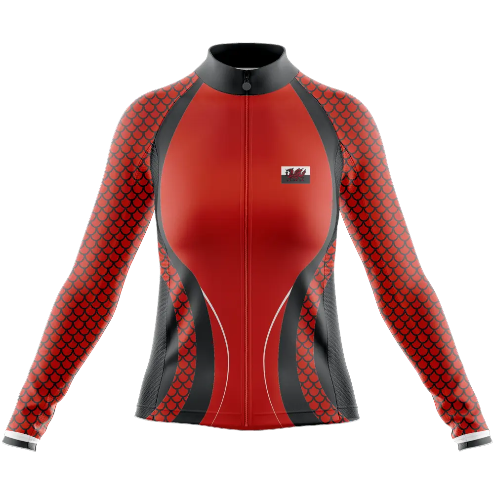 Wales Long Sleeve Cycling Jersey