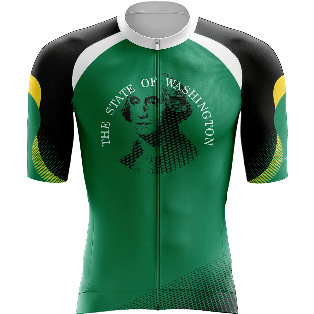 Men's Washington Short Sleeve Cycling Jersey