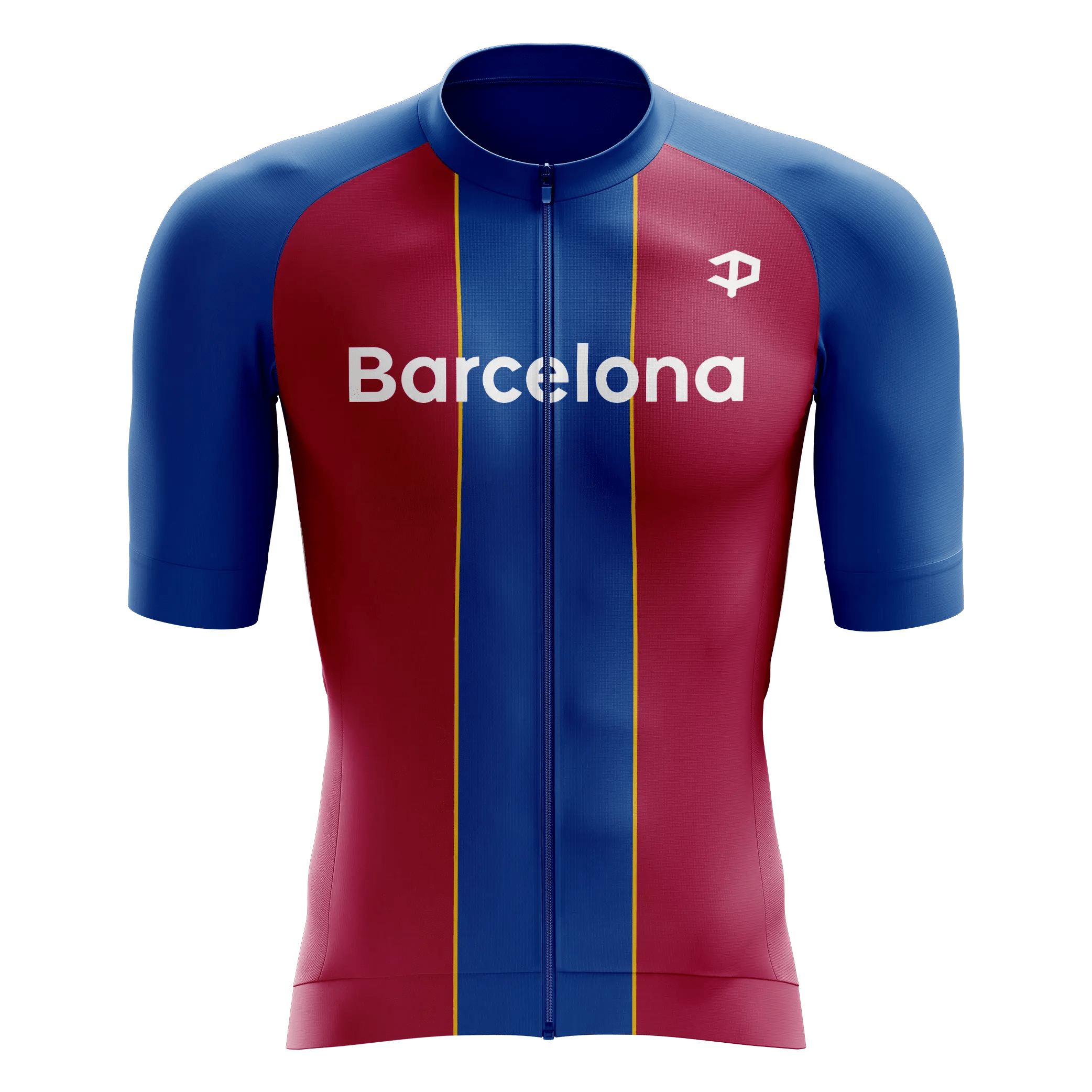 pedaled trikot Men's Barcelona Short Sleeve Cycling Jersey