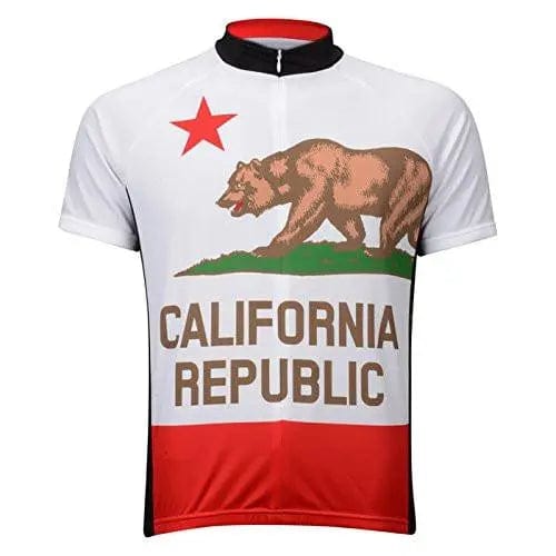 California Republic Short Sleeve Cycling Jersey