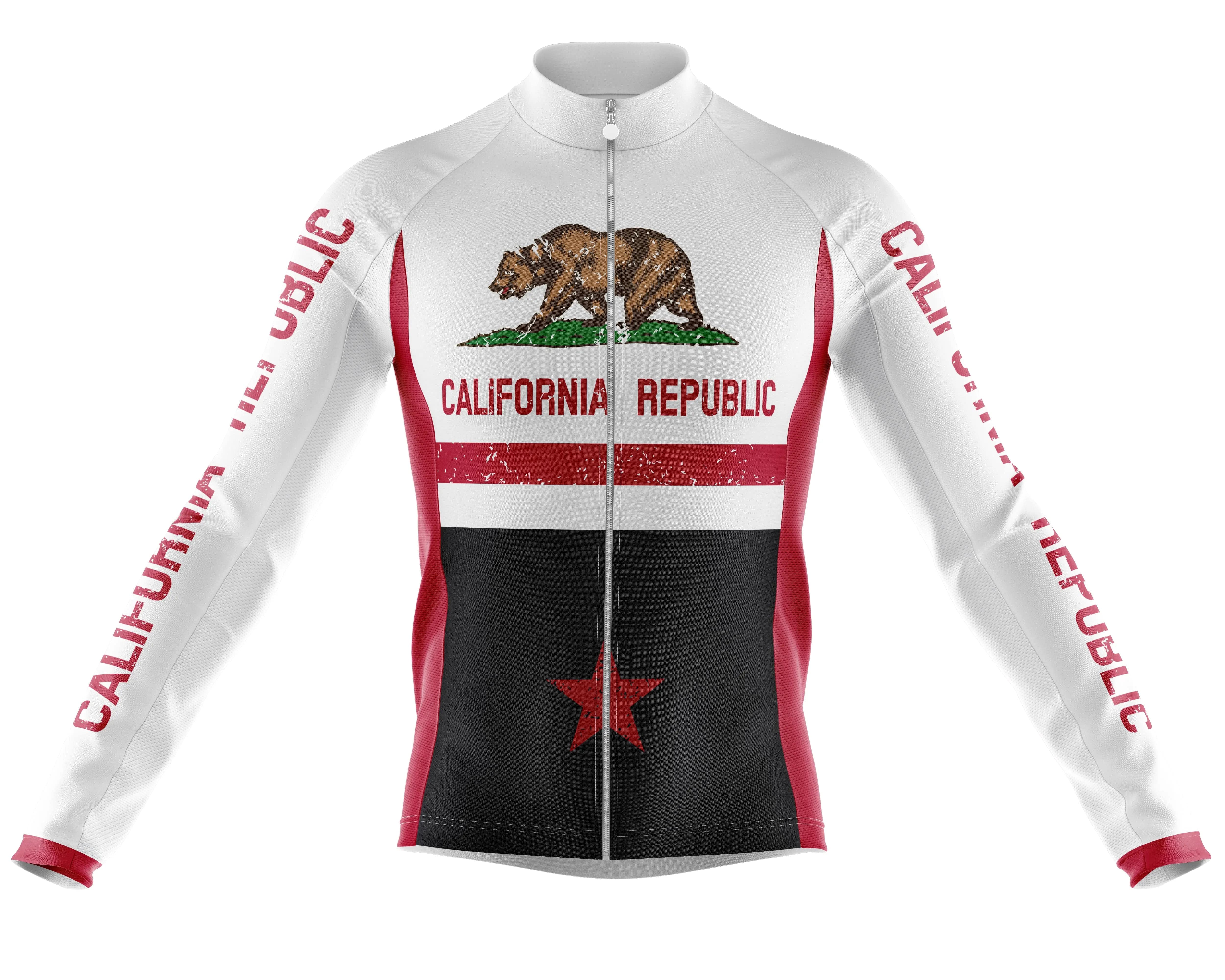 California Republic V2 Long Sleeve Cycling Jersey
