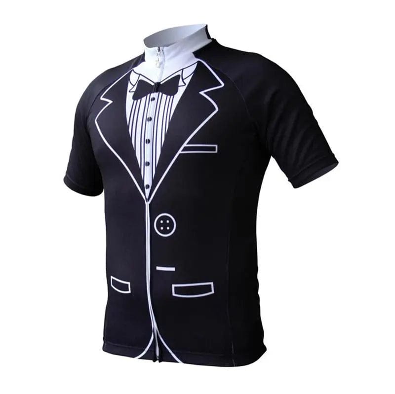 Tuxedo Short Sleeve Cycling Jersey