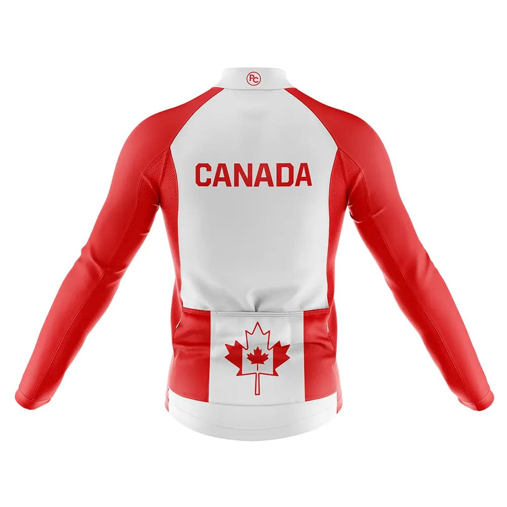 Canada V2 Long Sleeve Cycling Jersey