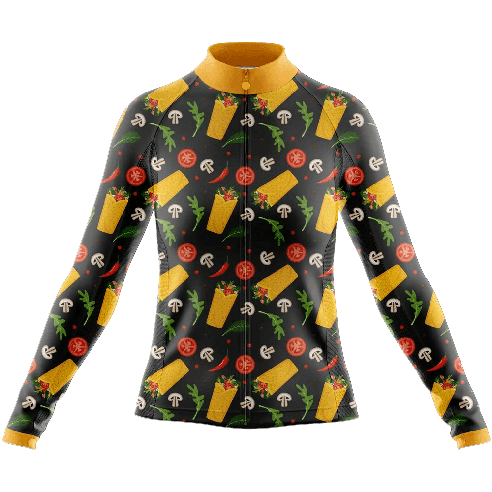 Burrito Long Sleeve Cycling Jersey