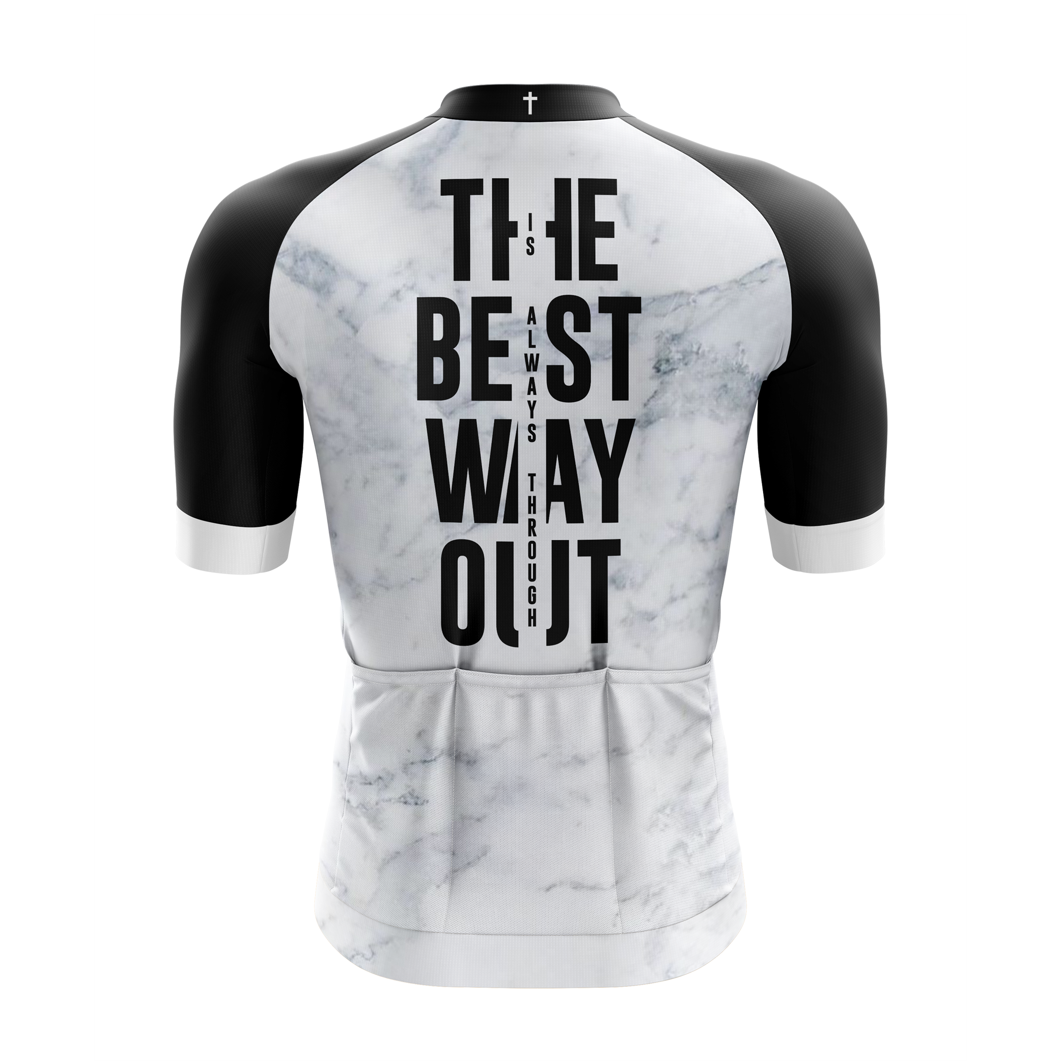 best always on pedal The Best Way Out Is Always Through Short Sleeve Cycling Jersey