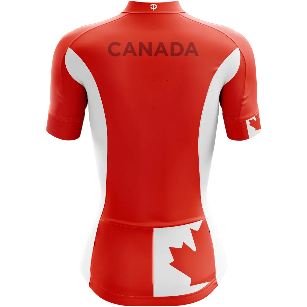 Canada Elite Short Sleeve Cycling Jersey  