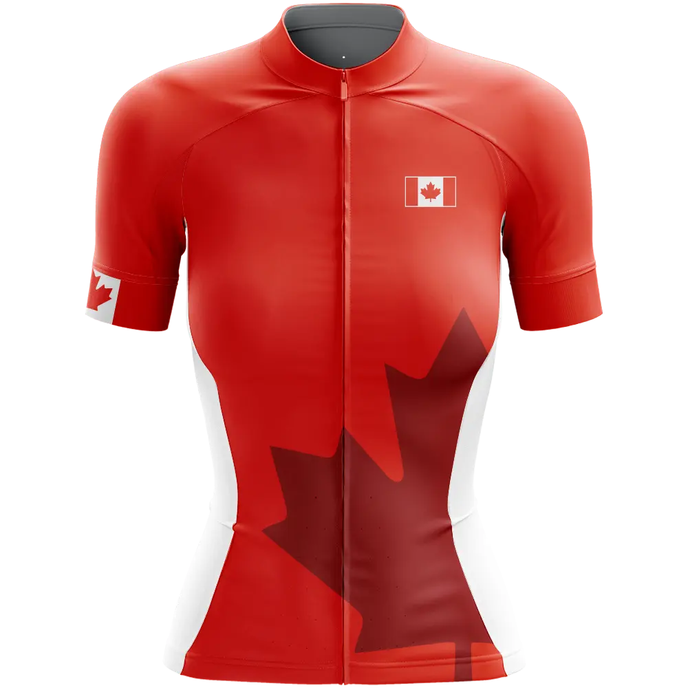 Canada Elite Short Sleeve Cycling Jersey  