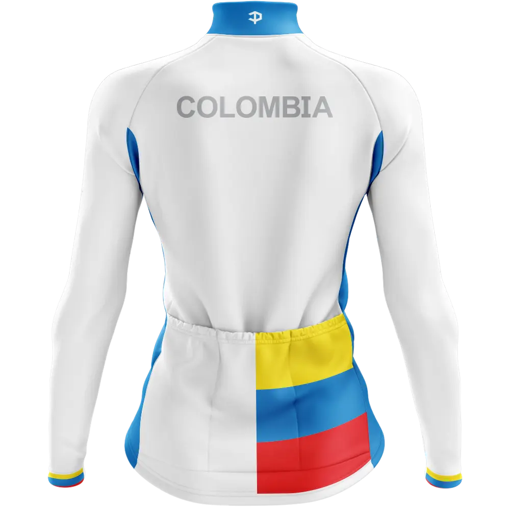 Colombia Elite Long Sleeve Cycling Jersey  