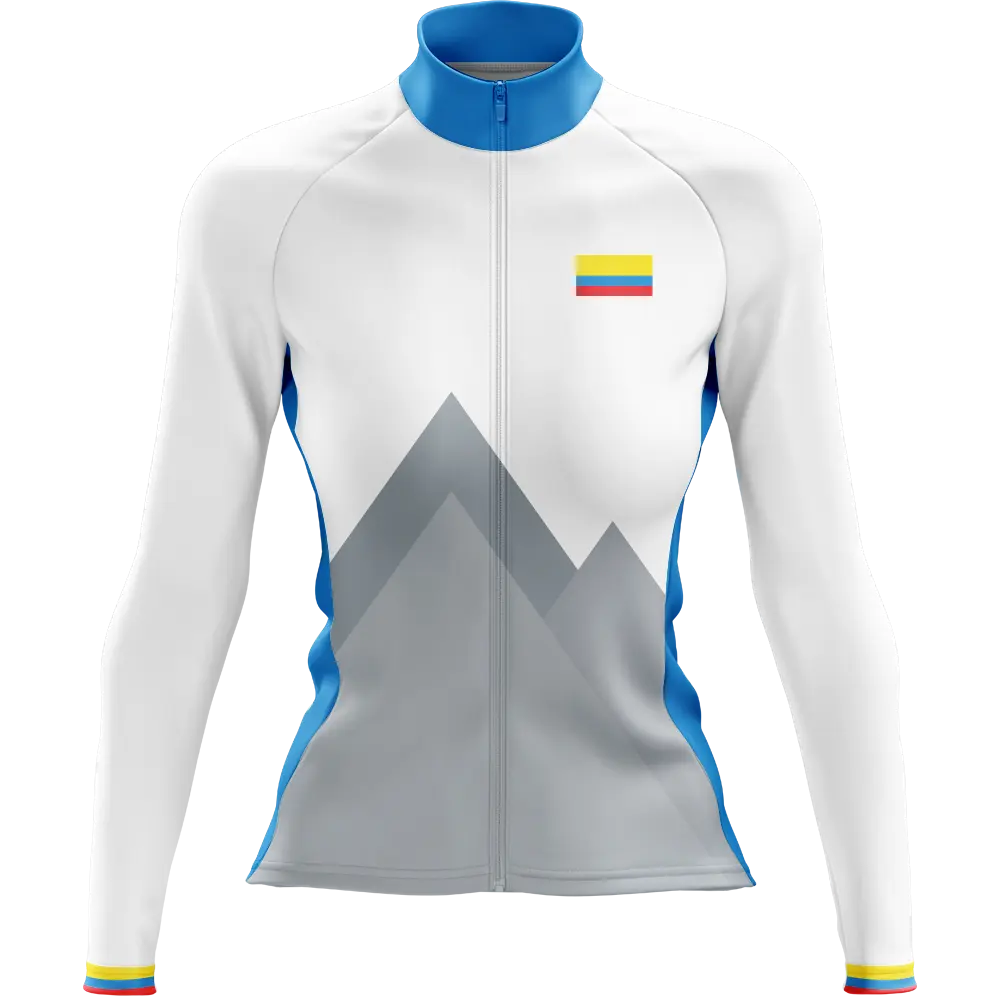 Colombia Elite Long Sleeve Cycling Jersey  