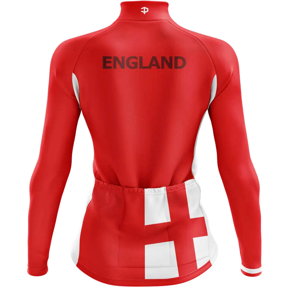 England Elite Long Sleeve Cycling Jersey  