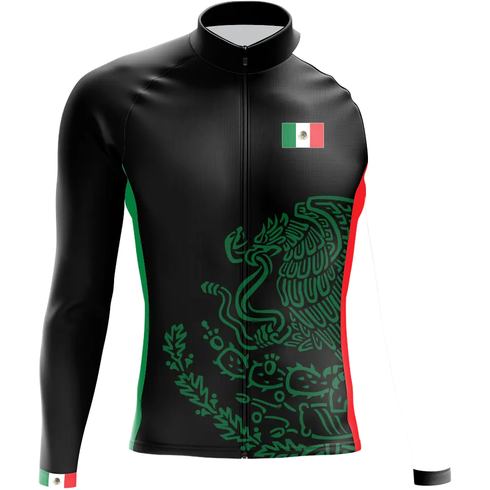 Mexico V2 Elite Long Sleeve Cycling Jersey  