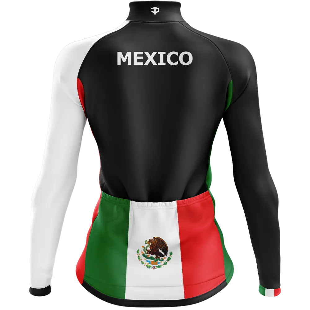 Mexico V2 Elite Long Sleeve Cycling Jersey  
