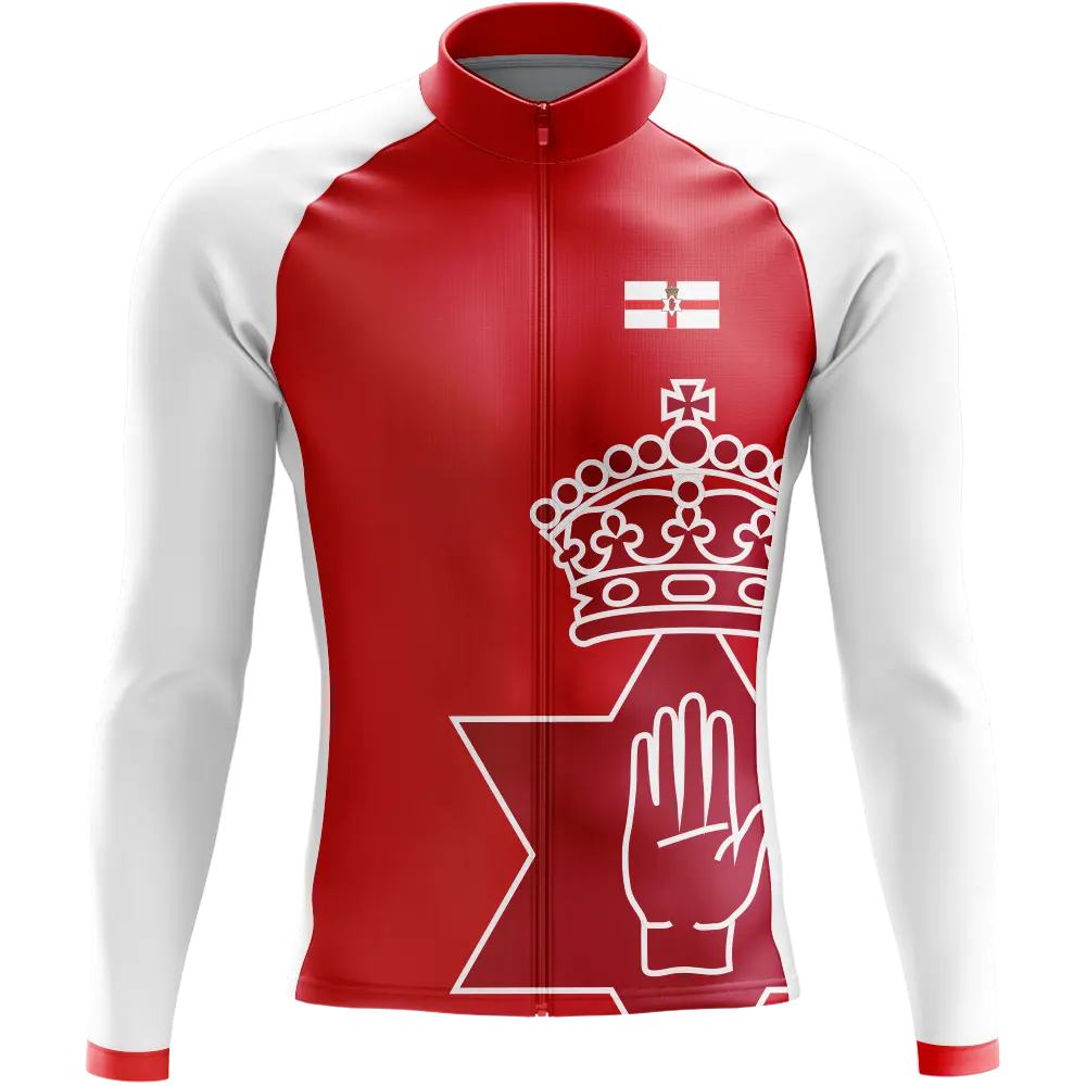 Northern Ireland V2 Elite Long Sleeve Cycling Jersey  