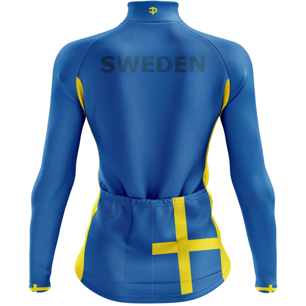 Sweden Elite Long Sleeve Cycling Jersey  