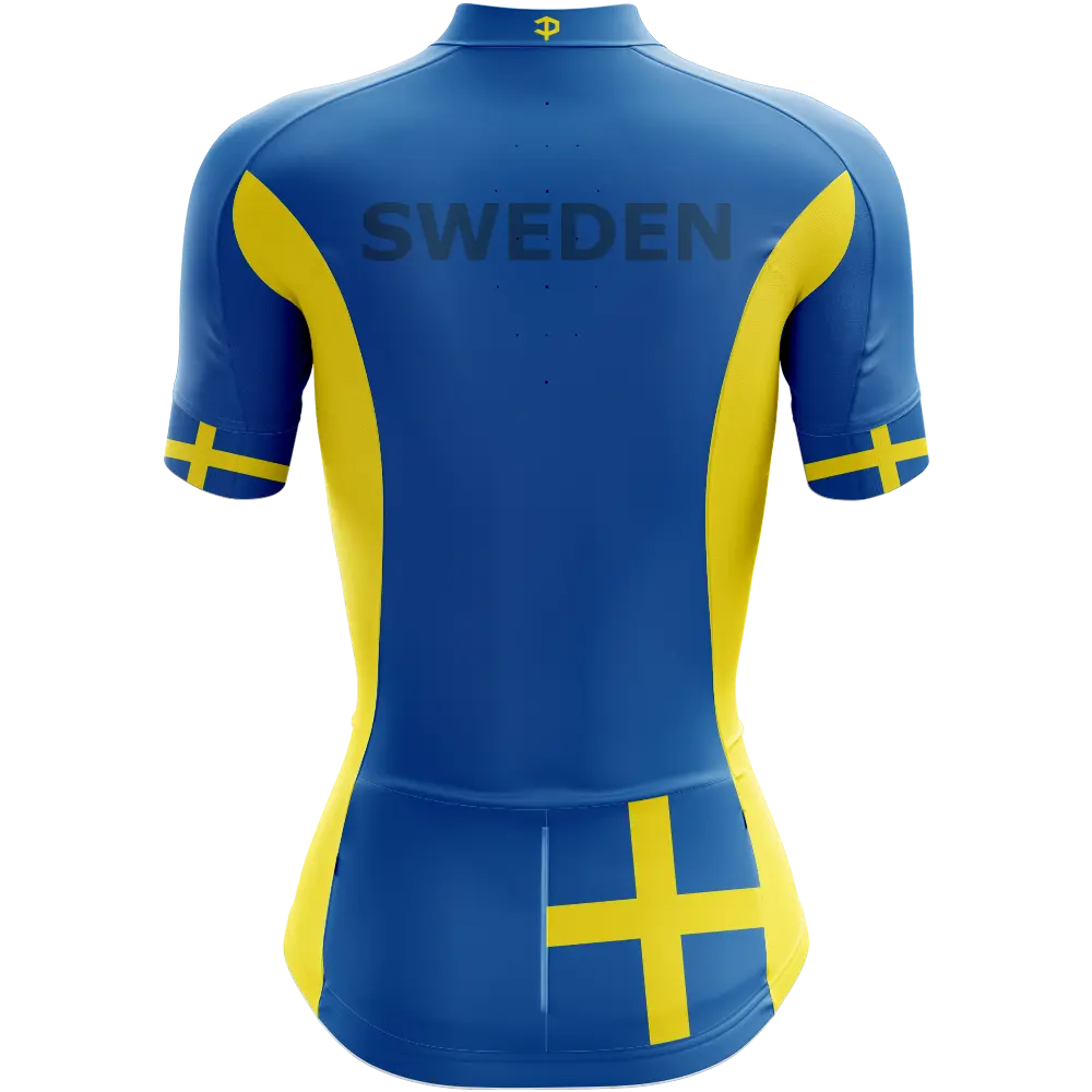 Sweden Elite Short Sleeve Cycling Jersey  