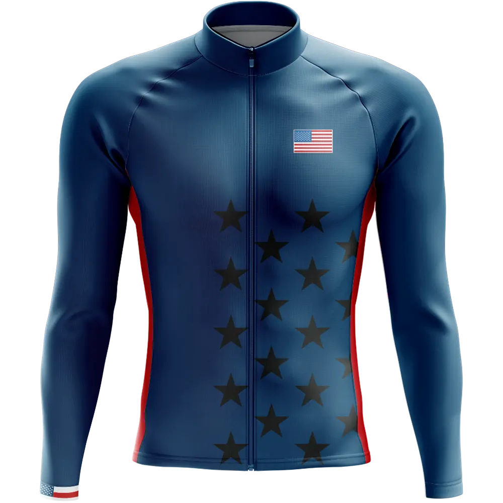 USA Elite Long Sleeve Cycling Jersey  