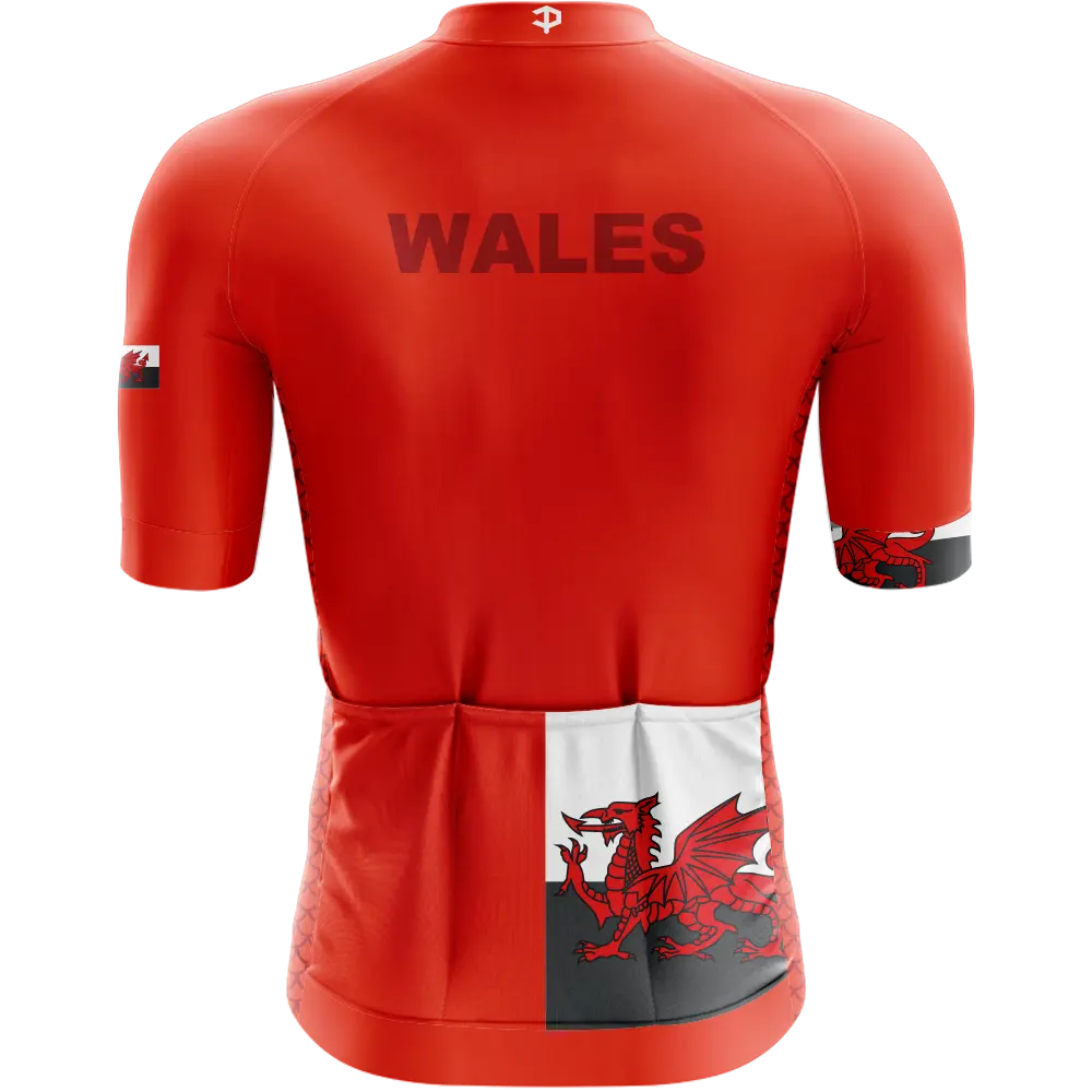 Wales Elite Short Sleeve Cycling Jersey  