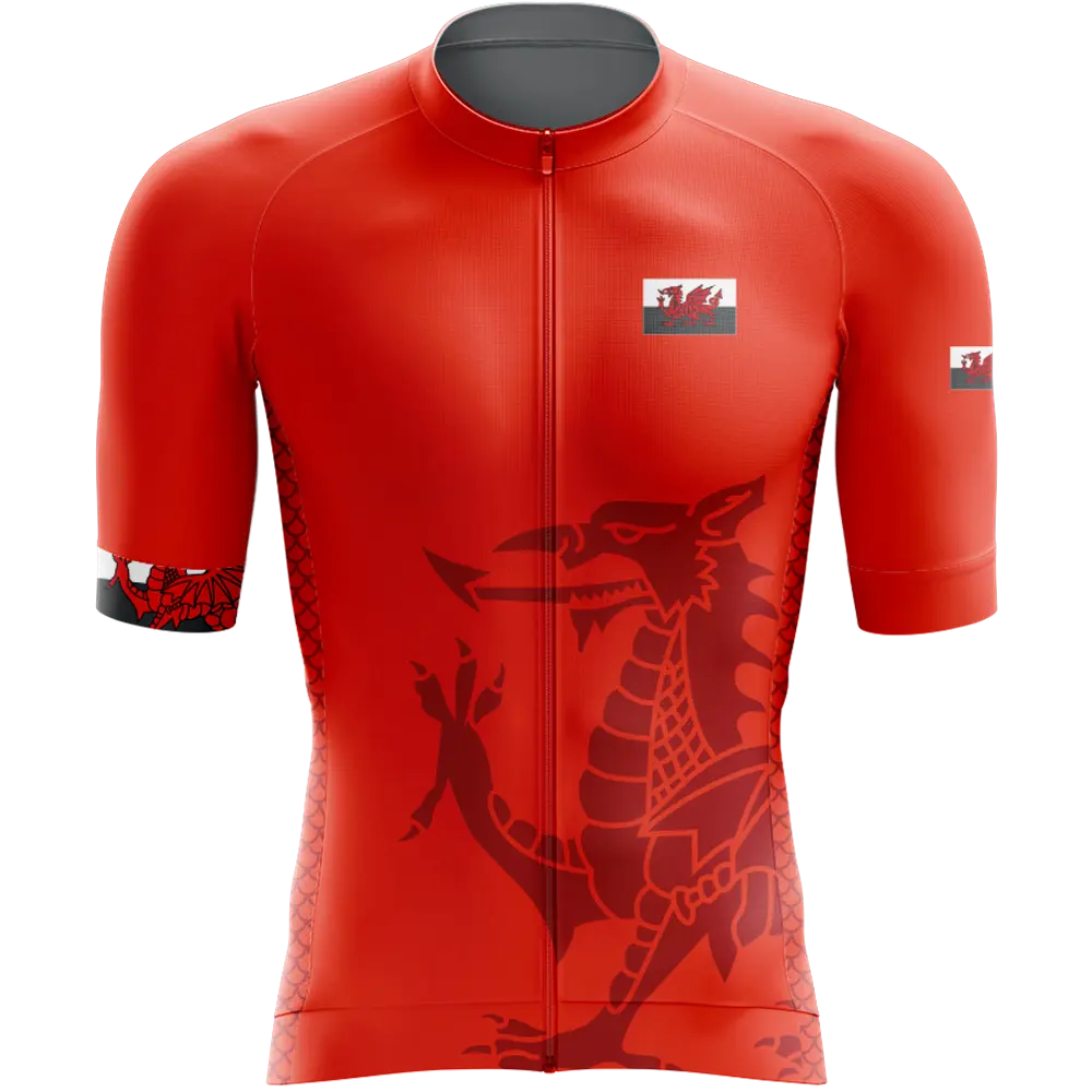 Wales Elite Short Sleeve Cycling Jersey  