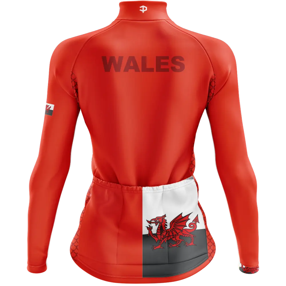 Wales Elite Long Sleeve Cycling Jersey  