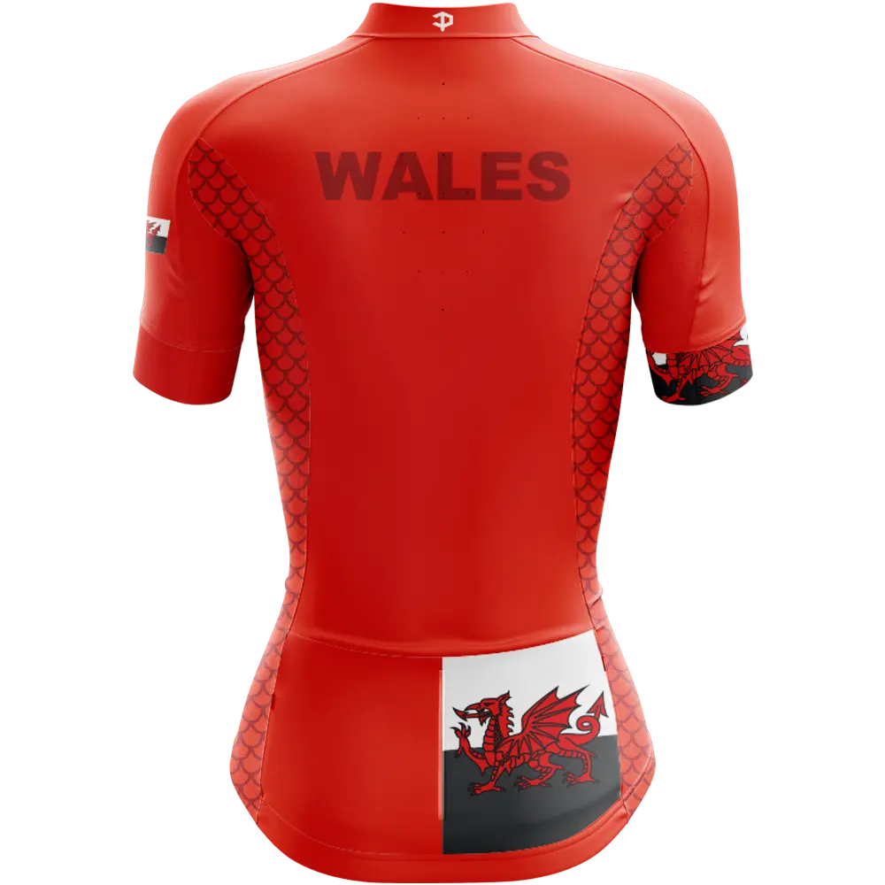 Wales Elite Short Sleeve Cycling Jersey  