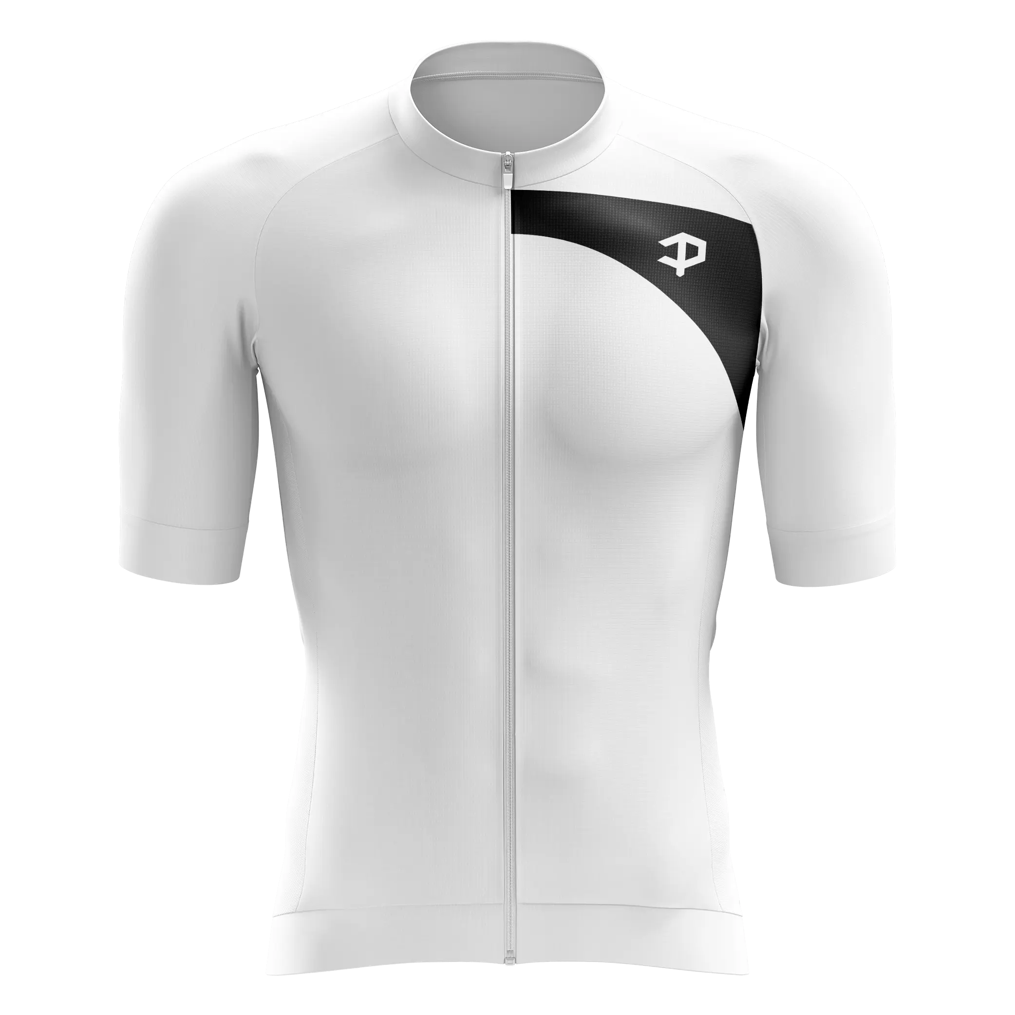 Men's Signature White Short Sleeve Cycling Jersey  