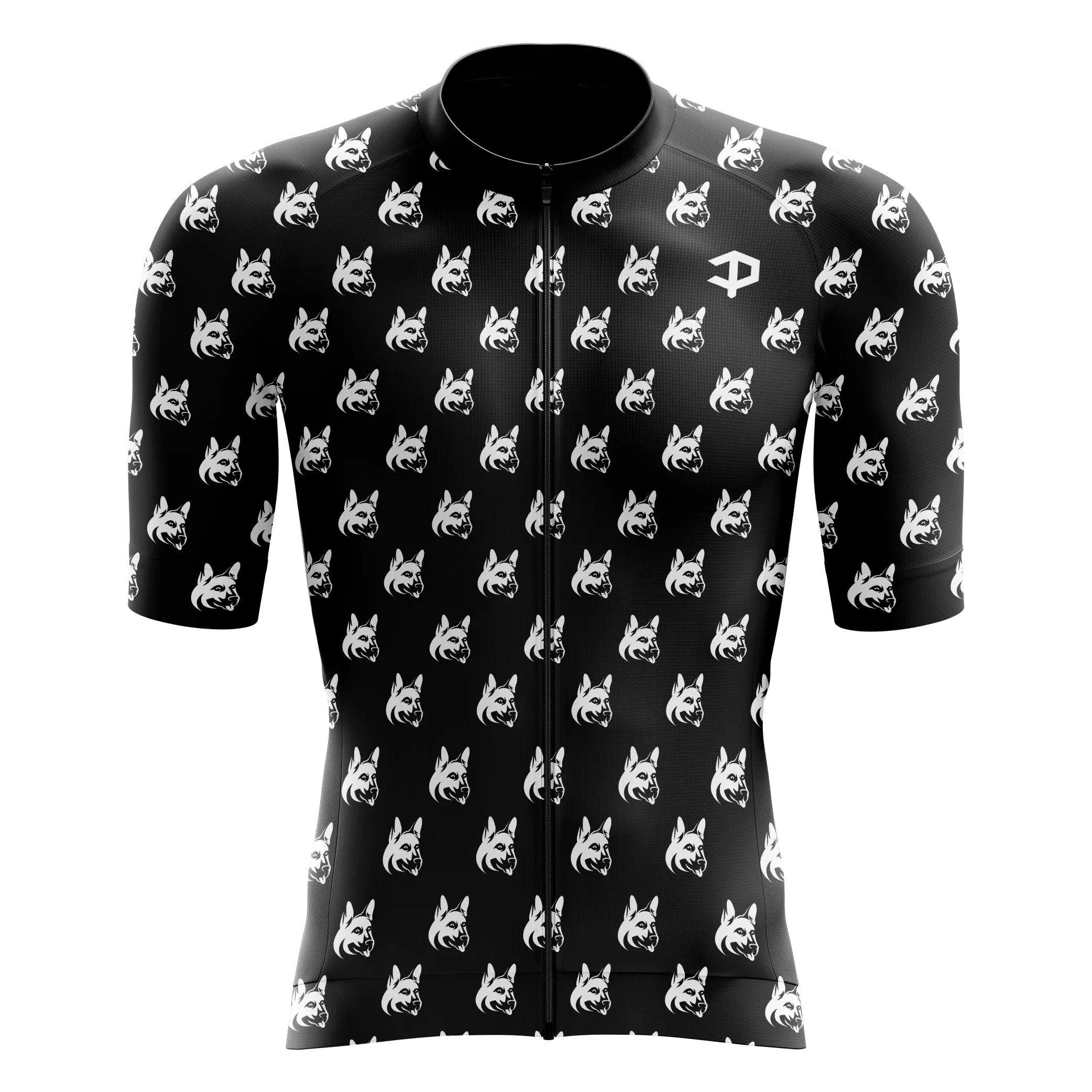 German Shepherd Short Sleeve Cycling Jersey  