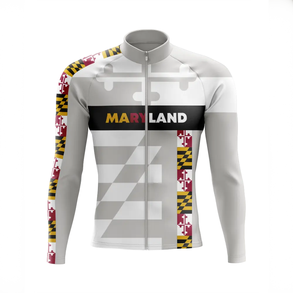 Men's Maryland Long Sleeve Cycling Jersey  