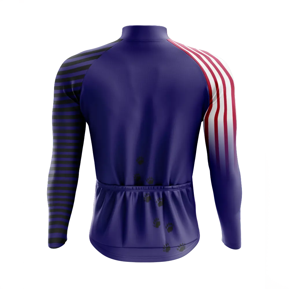 Men's Wisconsin Long Sleeve Cycling Jersey  