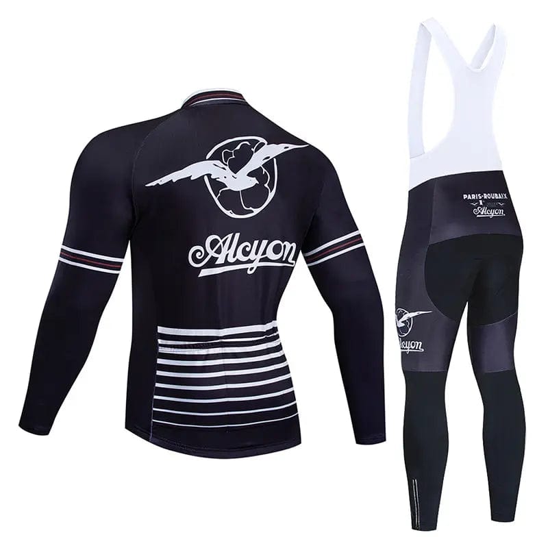 Paris Roubaix Long Sleeve Cycling Jersey & Bib Pants  
